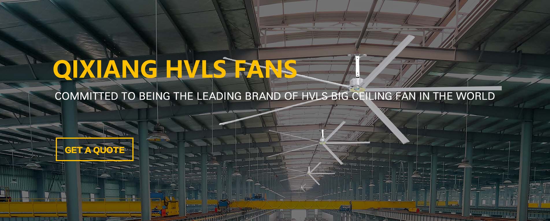 Big Industrial HVLS Ceiling Fans